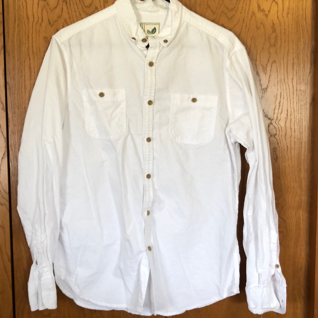 White Medium Button Down